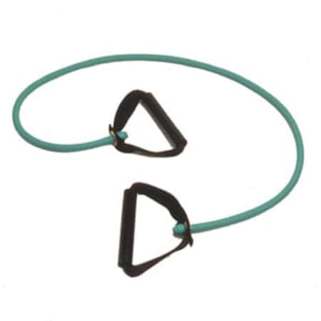 Step-Up Relief Exercise Tubing with Handles Exerciser - 18 Inch - Green - Medium ST297131